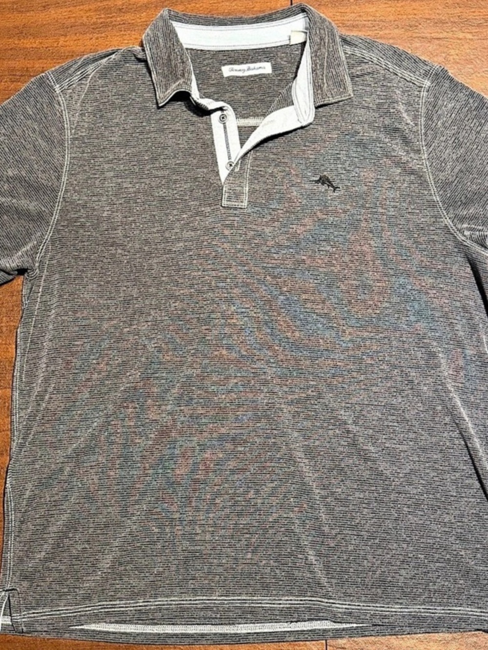 Tommy Bahama Men's Polo Gray Size Large